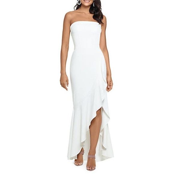 Xscape Dresses & Skirts - Xscape Long Crepe Bustier Gown - NWT - Size 4